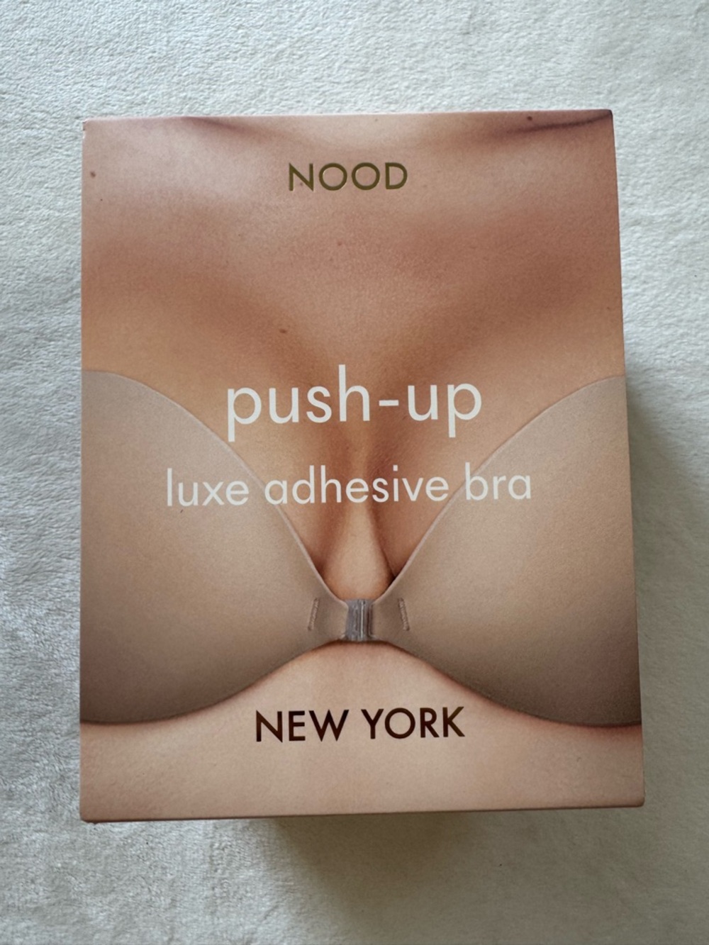 NOOD New York Push-Up Luxe Adhesive Bra - Nude Size B, brand new